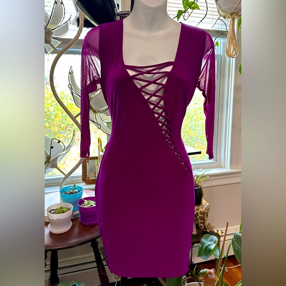 Cross Cross Cut Out Club Dress
